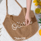 Personalized beach tote bags
