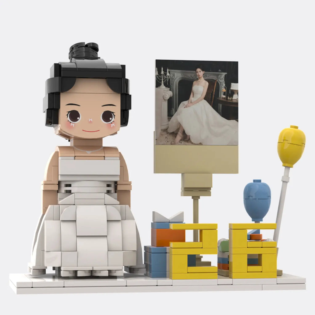 Brick Figure from Your Photo For Birthday - Style G