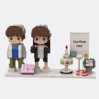 Custom Brick Figure from Your Photo For Birthday - Style D