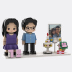 Custom Brick Figure from Your Photo For Birthday - Style D