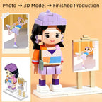 Custom Brick Figures for Couple from Your Photo - LOVE