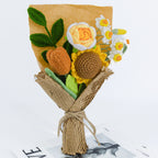 Crochet Sunflower Daffodil Rose Tulip Bouquet