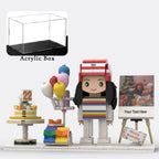 Custom Brick Figure from Your Photo For Birthday - Style E
