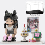 Custom Brick Figure from Your Photo For Birthday - Style D