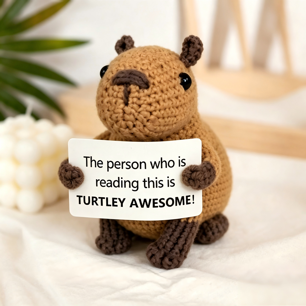 Handmade Crochet Capybara Plush 🧶🤎✨ Buy 2 Get Free Shipping
