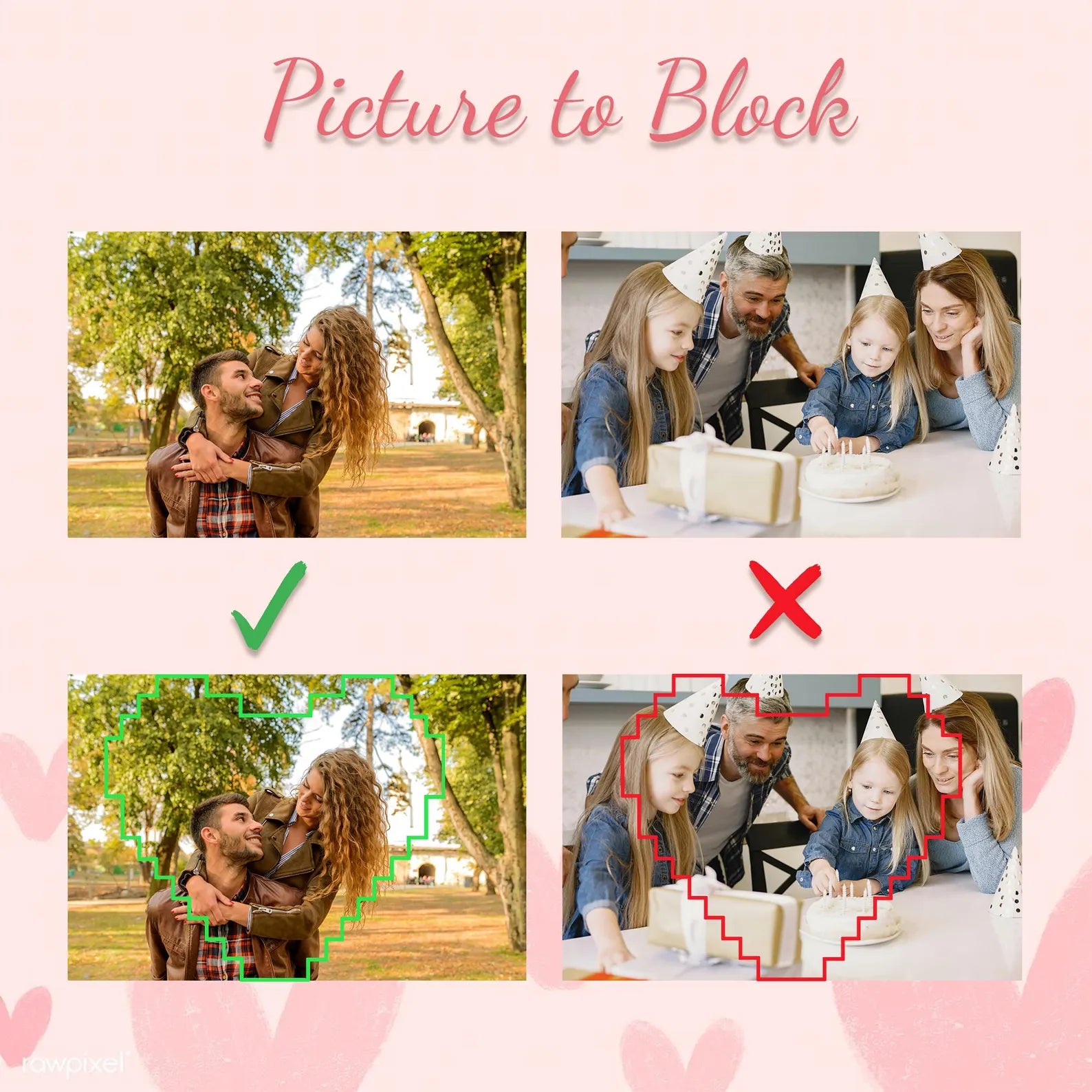 Custom Building Bricks with Your Photo - I LOVE U