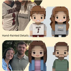 Custom Brick Figure For Work Anniversary  - Photo Frame