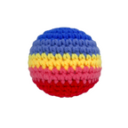 Crochet Hacky Sack Custom Name, Personalized Footbag Toy, Handmade Juggling Ball, Custom Color Crochet Kick Ball, Sports Party Gift