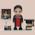 Custom Brick Figures from Your Photo - Graduation