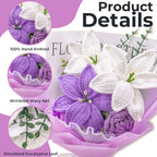 Crochet Lily & Rose Bouquet
