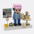 Custom Brick Figure from Your Photo For Birthday - Style A
