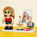 Custom Brick Figure from Your Photo For Birthday - Style D