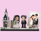 Custom Brick Figures for Wedding from Your Photo