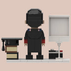 Custom Brick Figures from Your Photo - Graduation