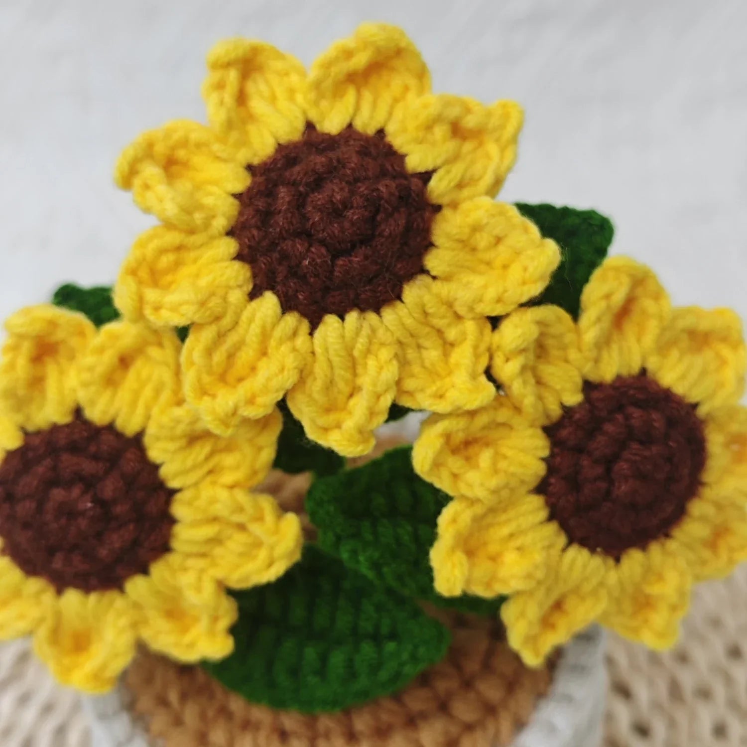 Skull Sunflower Pot with Spider
