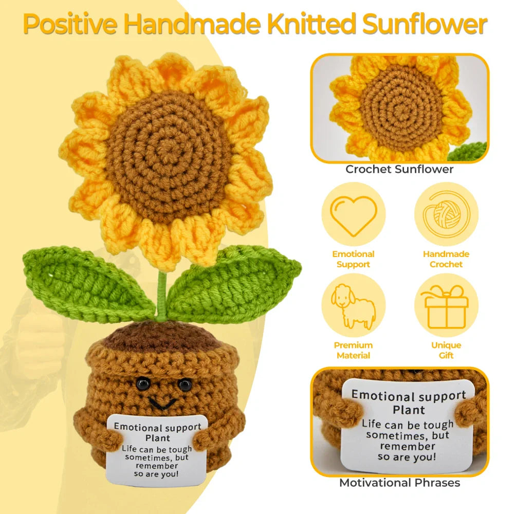Cashmere Flower Blanket Gift Box Set - Sunflower