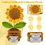 Cashmere Flower Blanket Gift Box Set - Sunflower