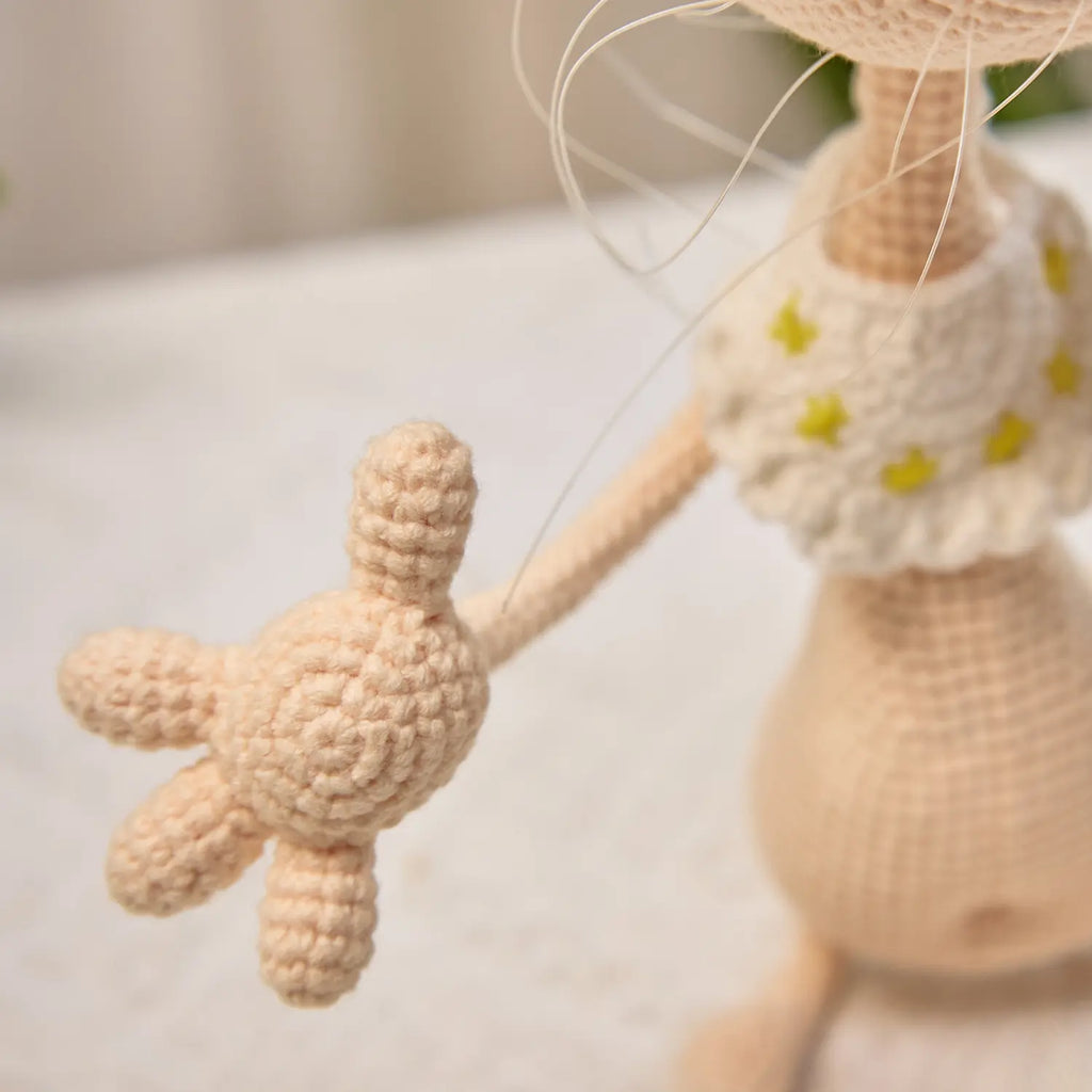 Handmade Poseable Wired Skeleton Sphynx Cat Doll