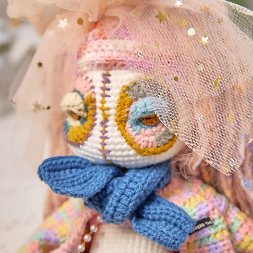 Handmade Poseable Crochet Art Doll