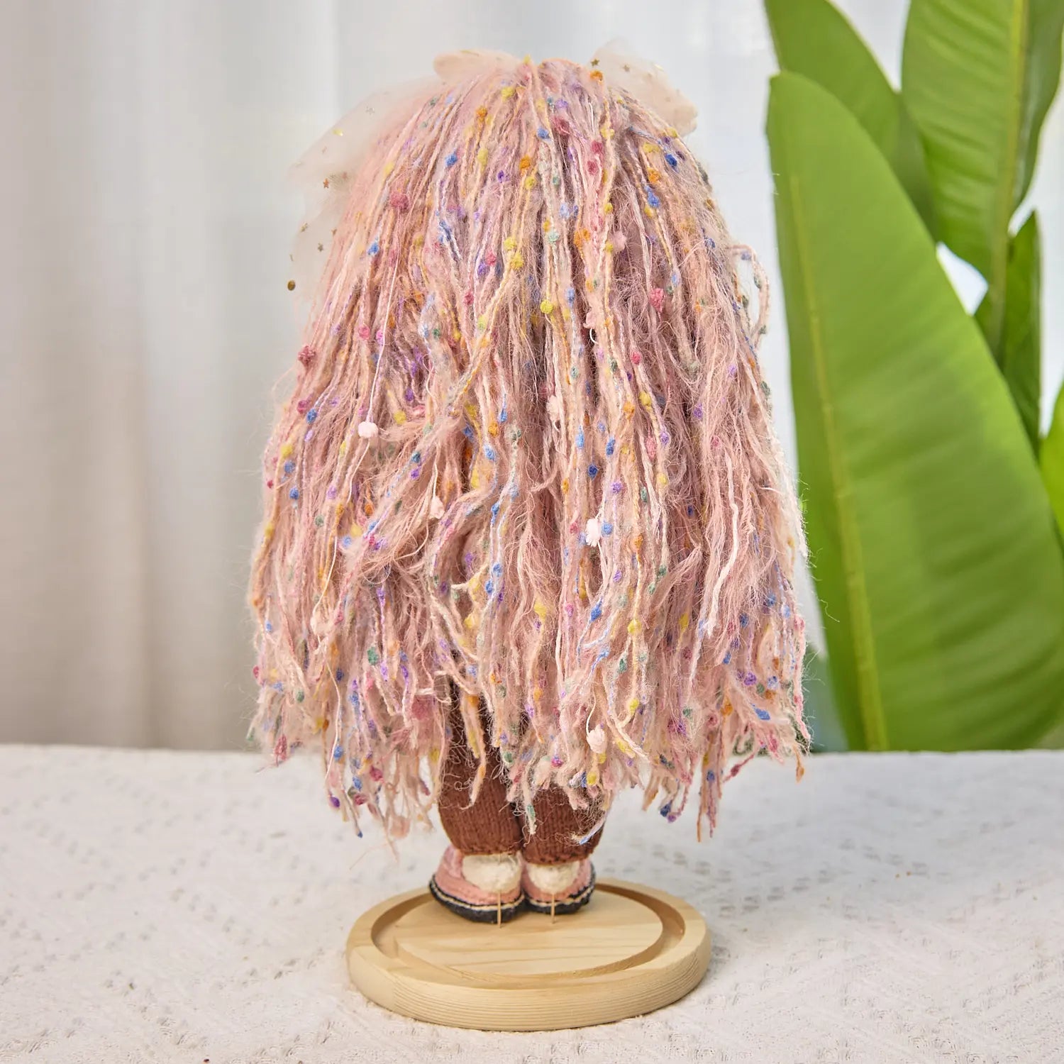Handmade Poseable Crochet Art Doll