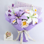 Crochet Lily & Peony Bouquet for Mother's Day
