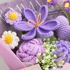Crochet Tulip Rose Carnation Daisy Bouquet