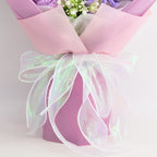 Crochet Tulip Rose Carnation Daisy Bouquet