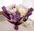Crochet Night of the Queen Eustoma Flower Bouquet
