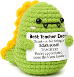 Mini Mothers Day Birthday Gifts for Mom I Love You Mommy Mother's Day Handmade Crochet Dinosaur Gift for Mama Mother- in- Law New Bonus Step Moms Best Mother Ever Gift from Daughter Son Husband