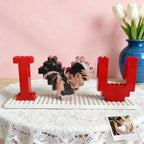 Custom Building Bricks with Your Photo - I LOVE U