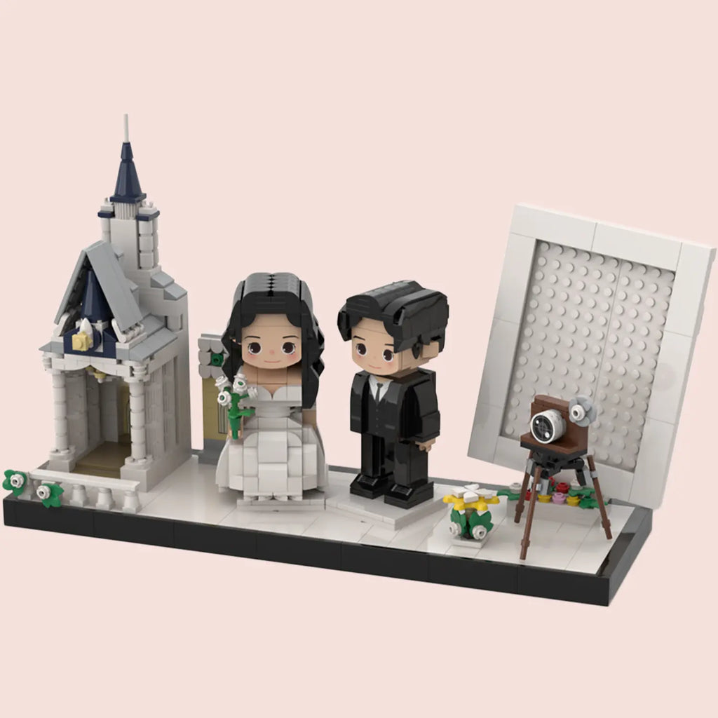 Custom Brick Figures for Wedding from Your Photo