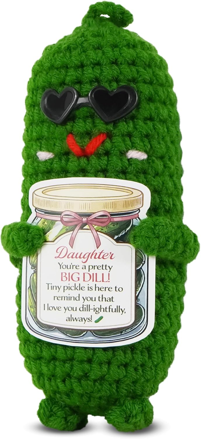 OASSIE Gifts for Mom from Daughter Son - Handmade Positive Crochet Turtle Sunflower - Mothers Day Birthday Gifts for Mom Mother in Law Mama Grandma, Emotional Support Crochet