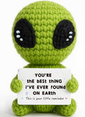 Gifts for Him Her Boyfriend Girlfriend Crochet Alien Valentine's Day Anniversary Birthday Funny Romantic Gifts My Love Men Women Husband Wife
