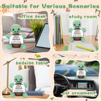 Mini Funny Turtle Gifts Mothers Day Teacher Appreciation Graduation Nurses Week 2026 Fathers Day, Birthday Gifts for Women Men Her Him, Small Cute Stuff Things, Emotional Positive Crochet Turtle Decor