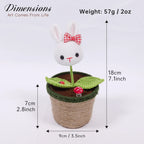 Crochet Bunny & Panda Pot Series