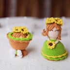 Crochet Two-Sided Doll Toy Series