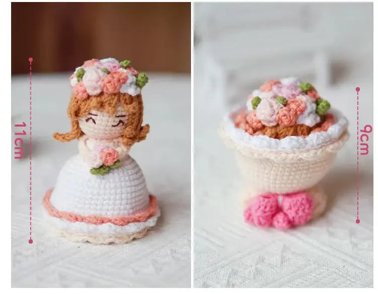 Crochet Two-Sided Doll Toy Series
