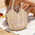 Personalized beach tote bags