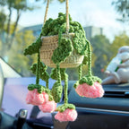 Crochet Hanging with Rose Flowers