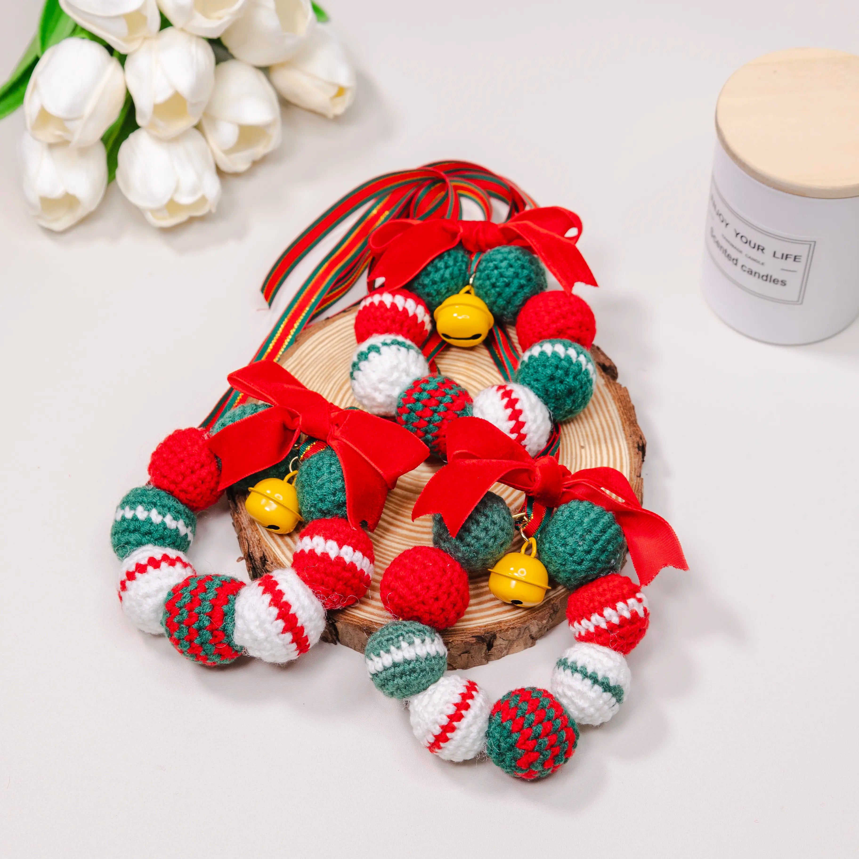 Crochet Christmas Hanging (Set of 3)