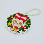 Crochet Christmas Wreath Hanger