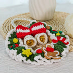 Crochet Christmas Wreath Hanger