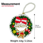 Crochet Christmas Wreath Hanger