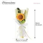 Crochet Sunflower Calla Lily Bouquet