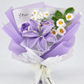 Crochet Purple Lily Rose Bouquet