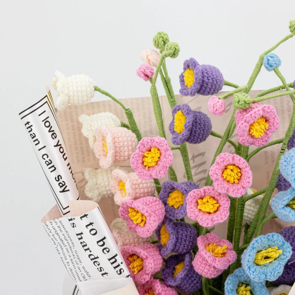 Crochet Lily of the Valley Flower Bouquet