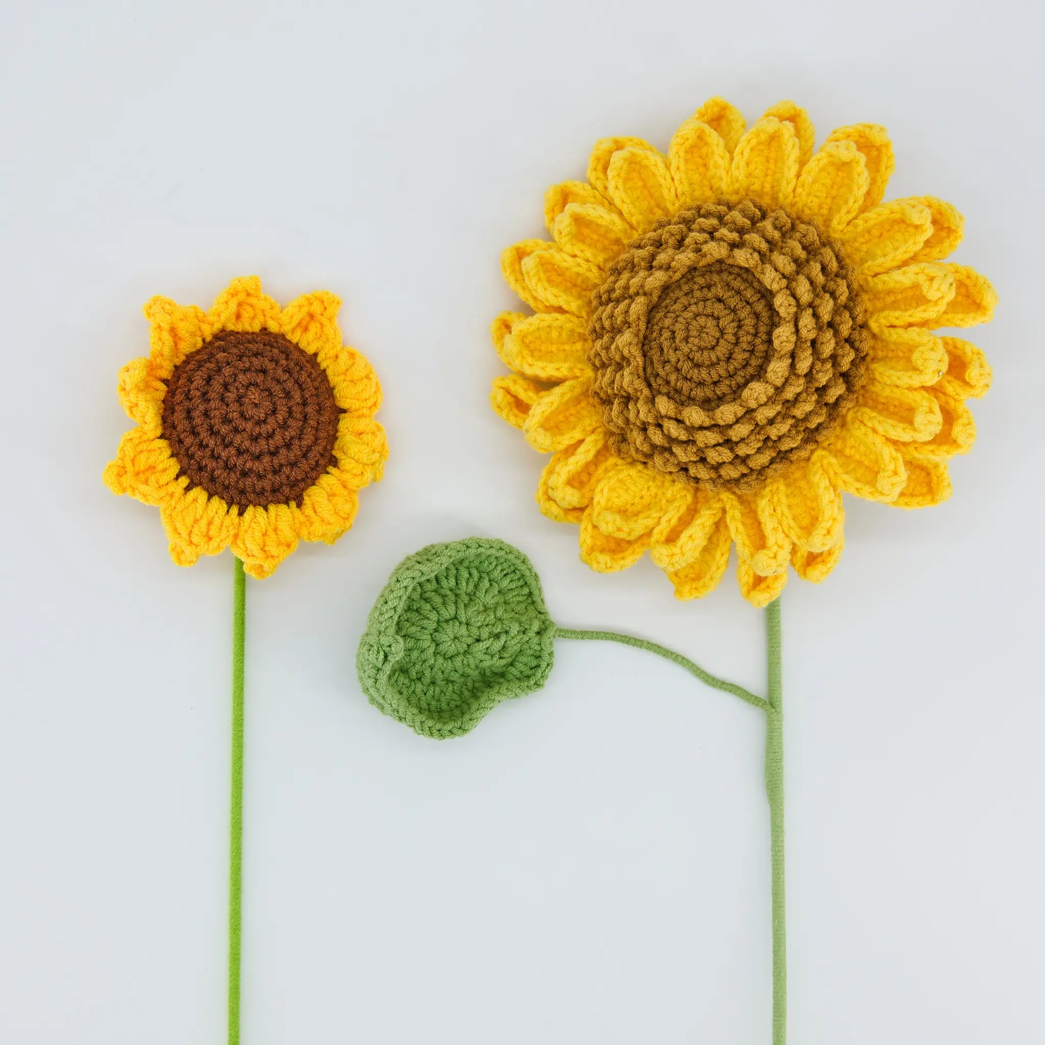Crochet Big Sunflower Rose Tulip Daisy Bouquet