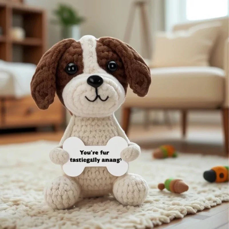 Emotional Support Crochet Dog Toy