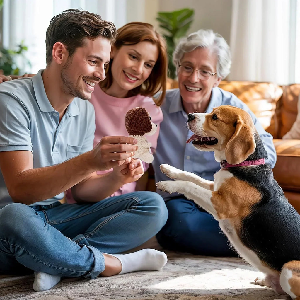 Emotional Support Crochet Dog Toy