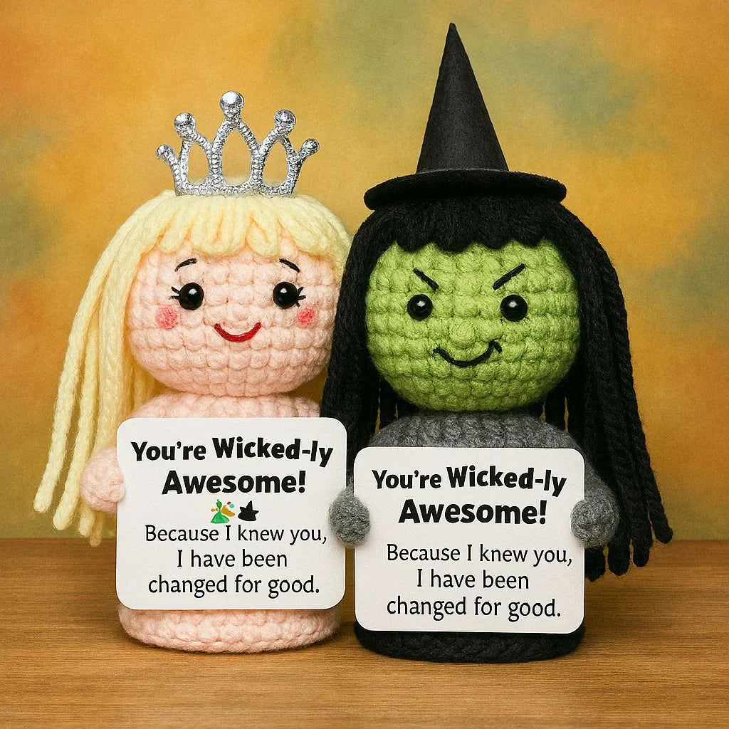 Emotional Support Crochet Fairy & Witch Toy Series